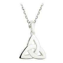 Alternate image for Celtic Pendant - Sterling Silver Trinity Knot Pendant with Chain