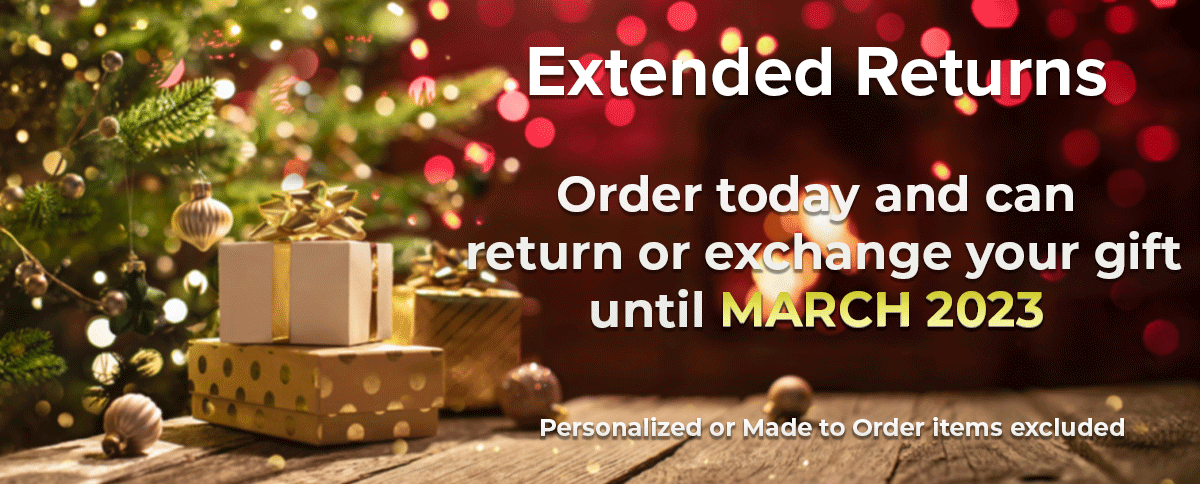 ORDER YOUR GIFTS WITH CONFIDENCE FOR THE HOLIDAYS