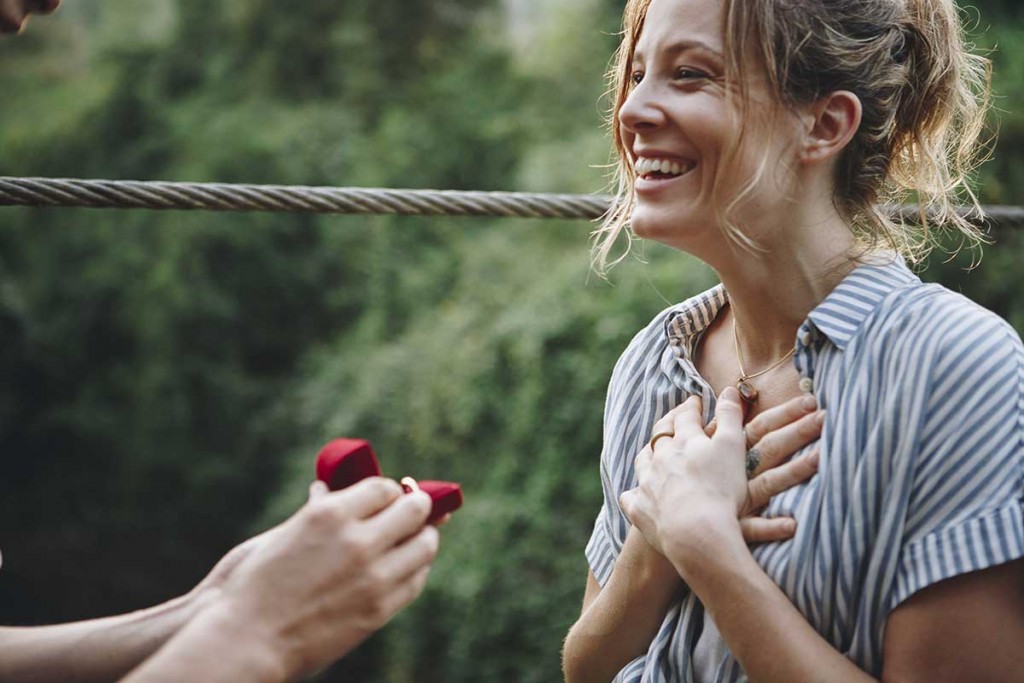 Newly Engaged Couple