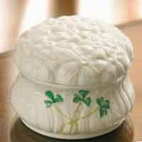 Belleek Daisy Trinket Box