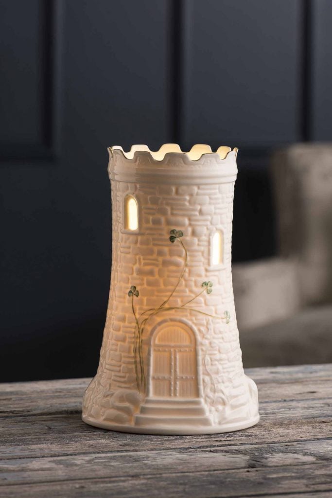 Belleek Pottery | Classic Irish Castle Luminaire