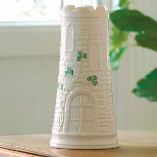 Belleek Vase - 7.7" Castle