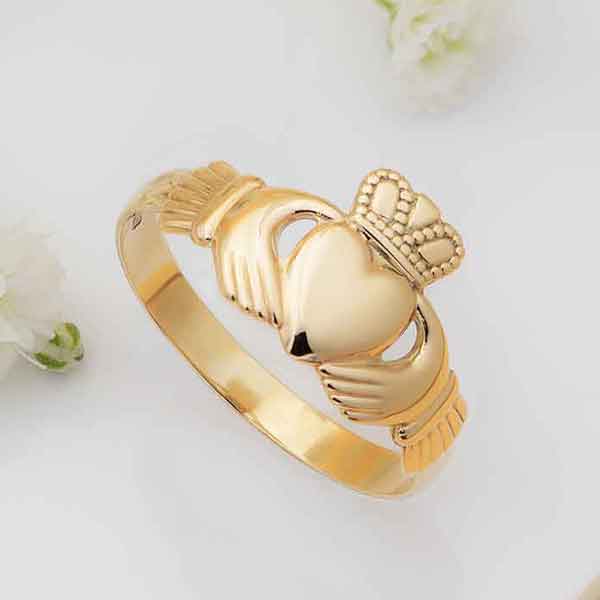 Gold Claddagh Ring