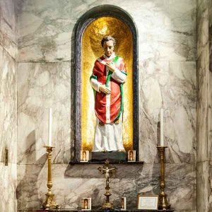 Statue of Saint Valentine, Whitefriars Church, Dublin