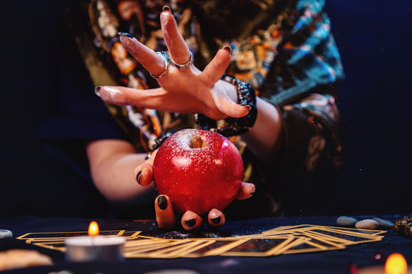 Fortune Teller with Apple