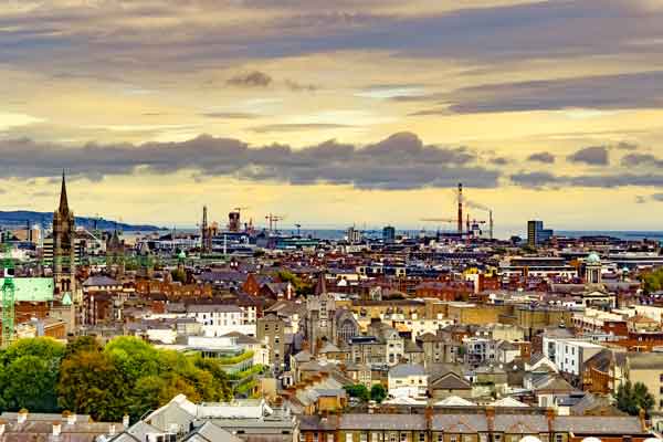 Dublin Skyline from Guinness Storehouse