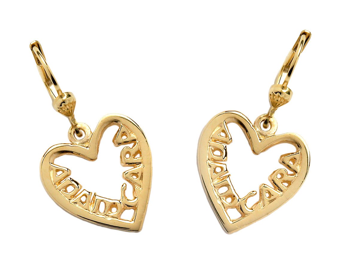 sterling silver anam cara "soul mate" pierced earrings