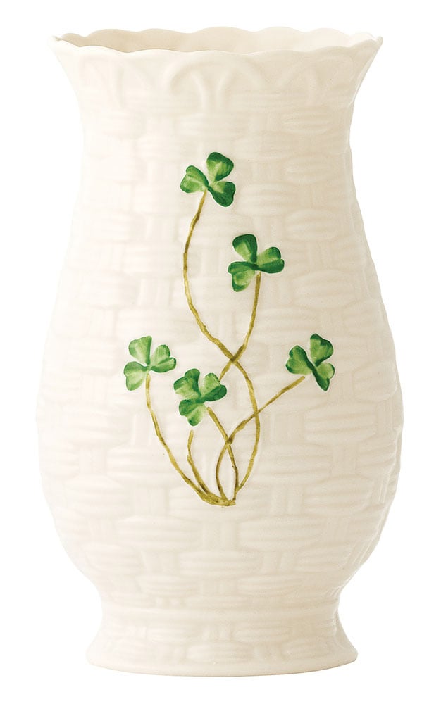 belleek vase - 7" kylemore