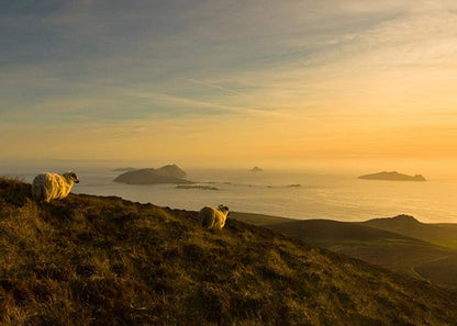 Dingle Peninsula at sunset Photographic Print