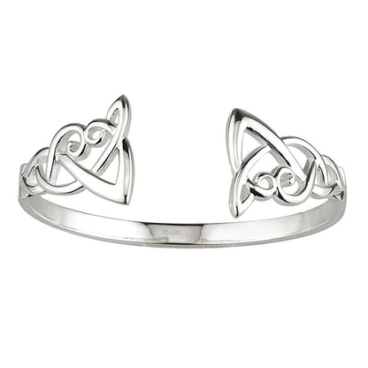 Celtic Bangle - Sterling Silver Celtic Knot Bangle