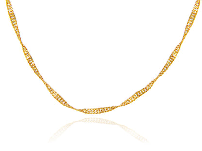 Claddagh Pendant - Two Tone Gold Modern Claddagh Cross
