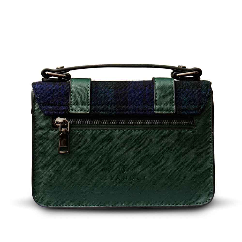 celtic tweed handbag | blackwatch tartan harris tweed® mini satchel