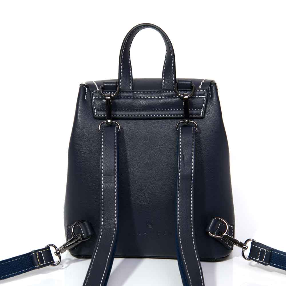 celtic tweed bag | navy herringbone harris tweed® backpack