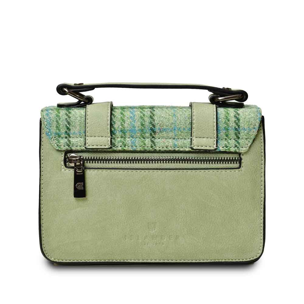 celtic tweed handbag | mint check harris tweed® mini satchel