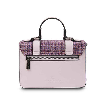 Celtic Tweed Handbag | Violet Houndstooth Harris Tweed® Mini Satchel