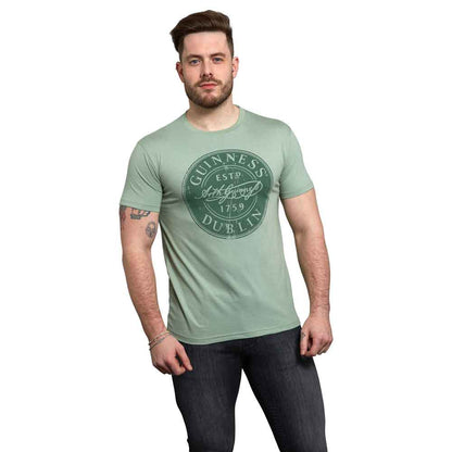 Irish T-shirts | Guinness Bottle Cap T-shirt Green