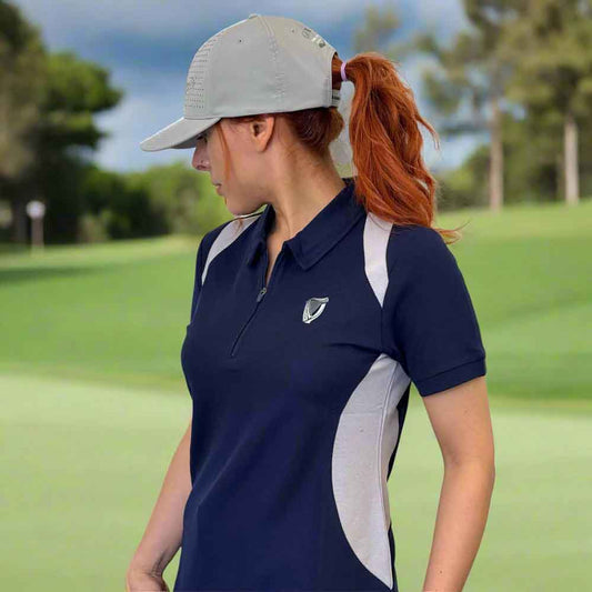 Irish Shirt | Guinness® Blue Ladies Performance Polo Shirt