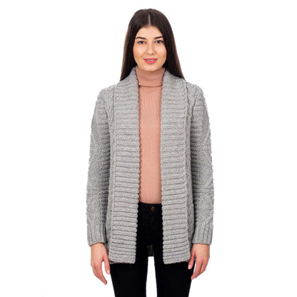 Irish Cardigan | Open Front Cable Knit Ladies Cardigan