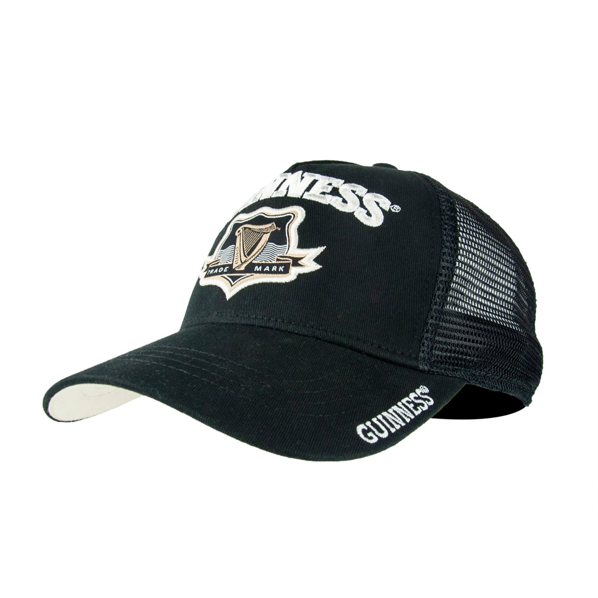 irish hats | guinness black trucker mesh adjustable baseball cap