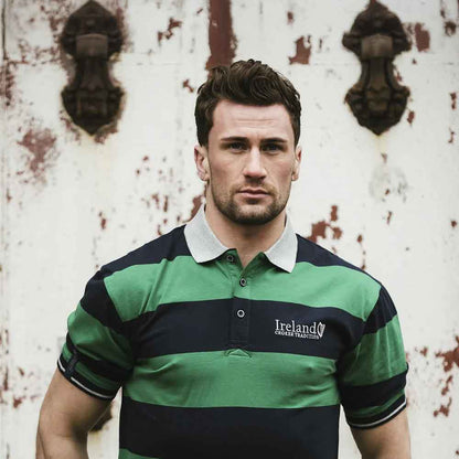 Croker Harp Striped Polo Shirt