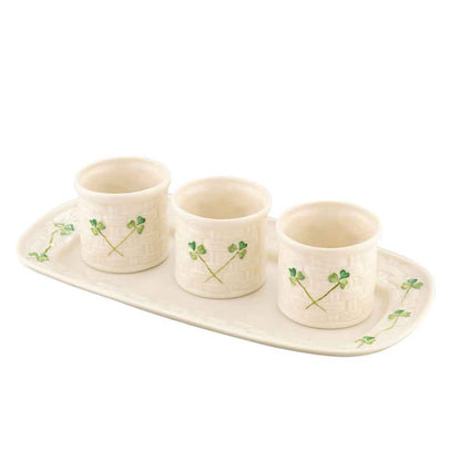 Belleek Pottery | Irish Shamrock Tapas Set