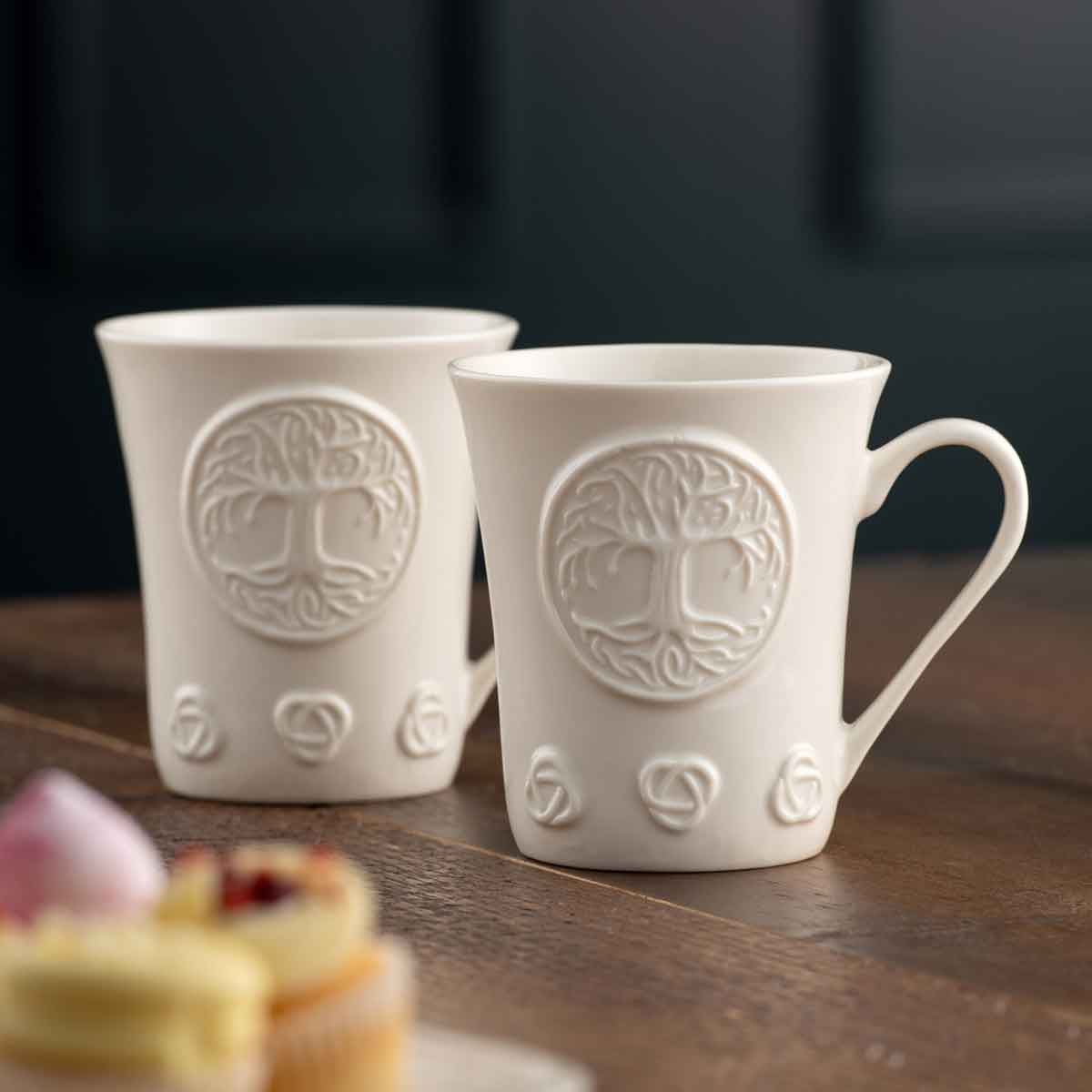belleek pottery | tree of life mug  set of 2