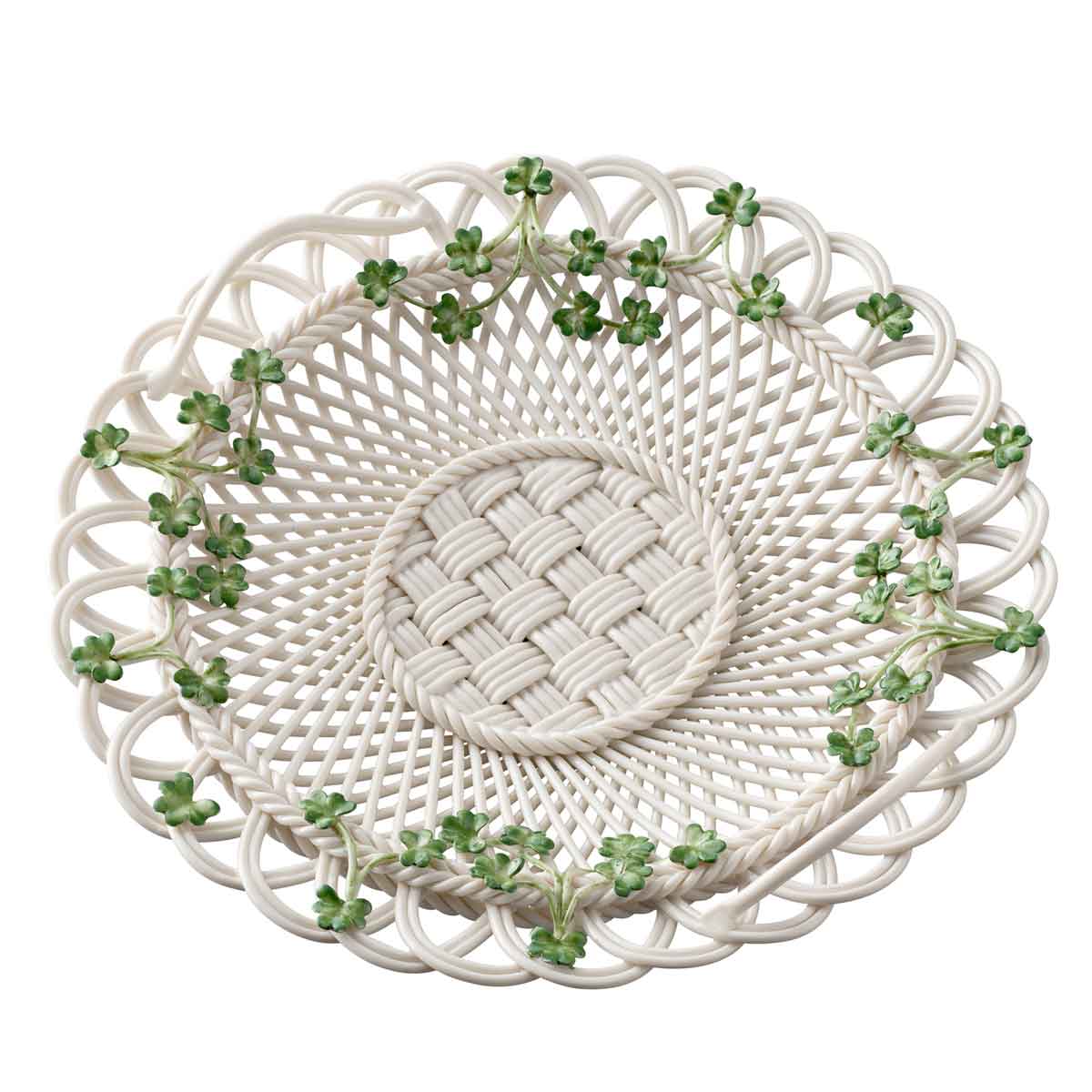 belleek pottery | shamrock heritage irish basket