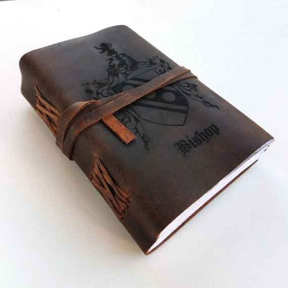 Irish Coat of Arms | Personalized Leatherbound  Journal
