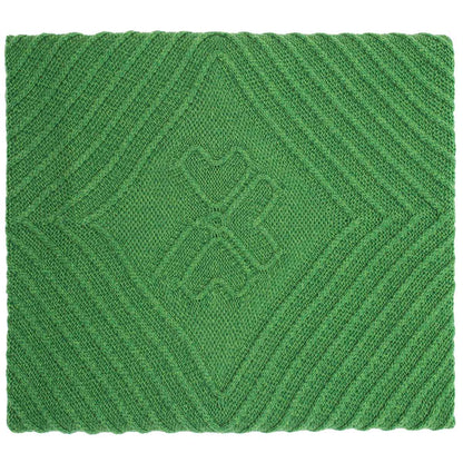 Irish Throw | Merino Wool Shamrock Design Throw