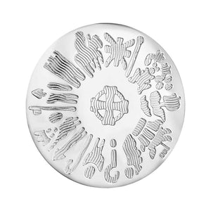 Sterling Silver History of Ireland Brooch on a white background