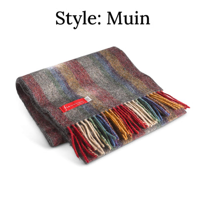 Irish Scarf | 100% Lambswool 78 inch x 9 inch