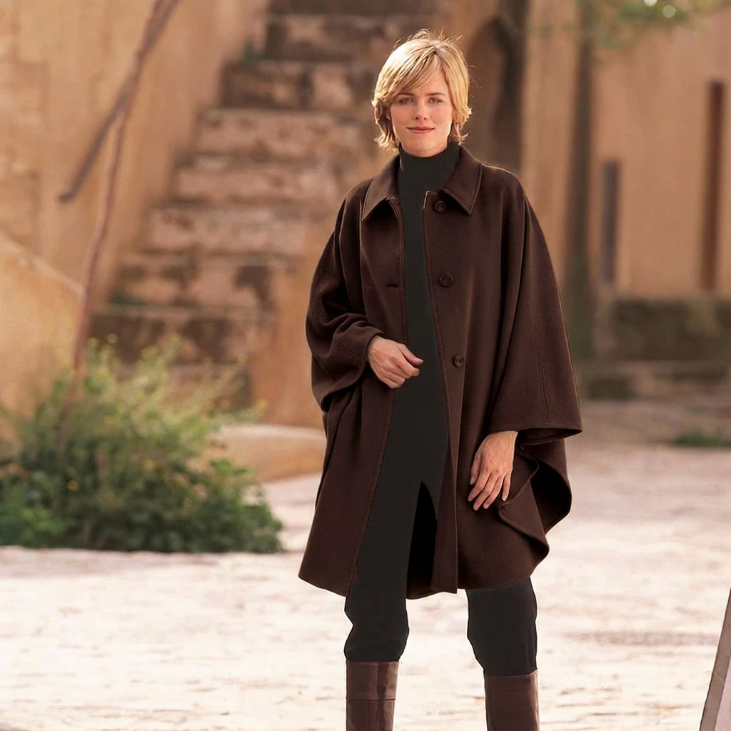 cashmere blend irish cape