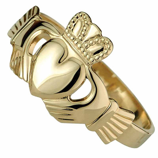 Claddagh Ring - Ladies 14k Yellow Gold Claddagh Ring