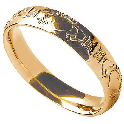Claddagh Ring - Men's Claddagh Court Wedding Band