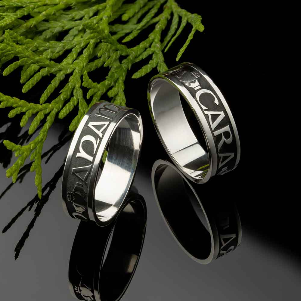 irish rings - ladies sterling silver mo anam cara ring "my soul mate" ring