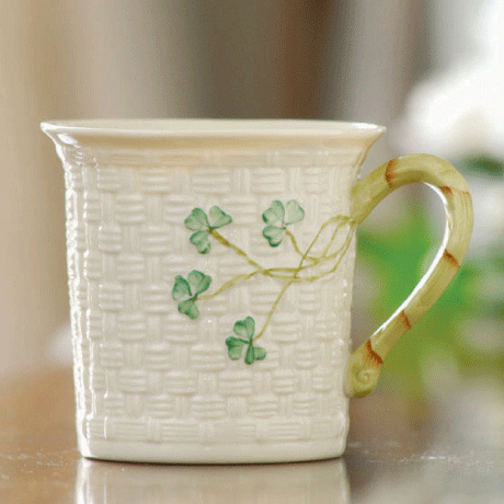 Product image for Belleek Shamrock Mug