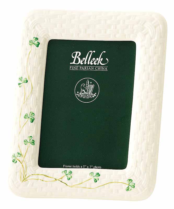 Product image for Belleek Shamrock 5 x 7 Frame