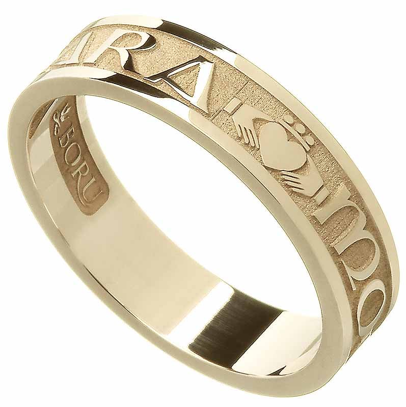 Product image for Irish Rings - Ladies Gold Mo Anam Cara 'My Soul Mate' Ring