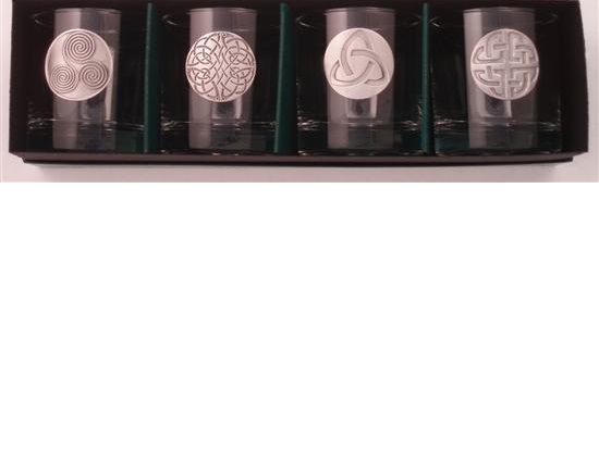 Product image for Celtic Symbols Lowball Glasses - Set of 4