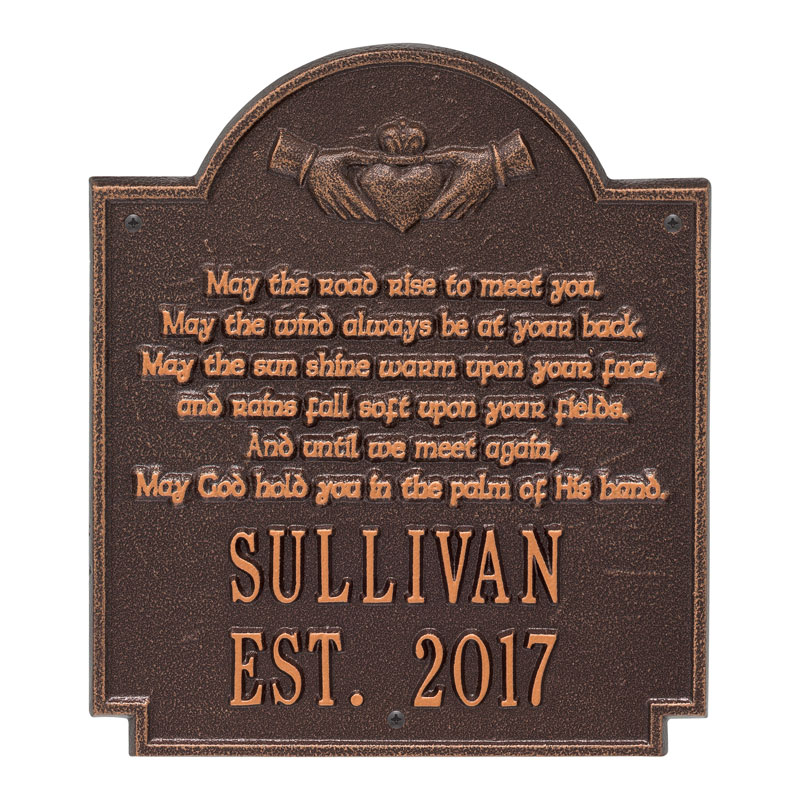 Product image for Personalized Irish Blessings Plaque