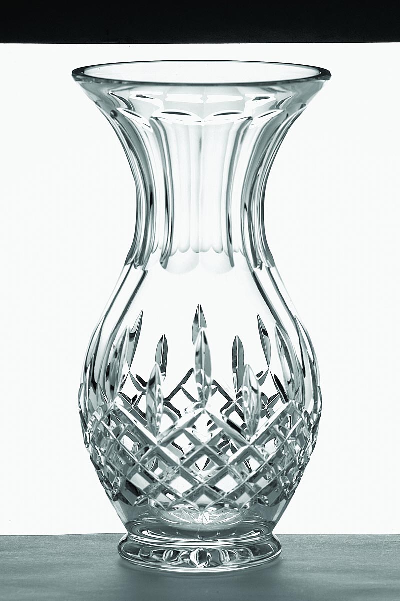 Product image for Galway Crystal Longford 10' Footed Bulb Vase