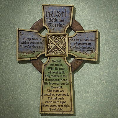 Product image for 'Irish Bedtime Blessing' Cross