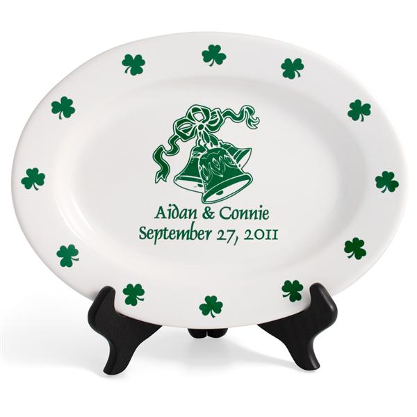 Product image for Personalized 11' Irish Wedding Plate