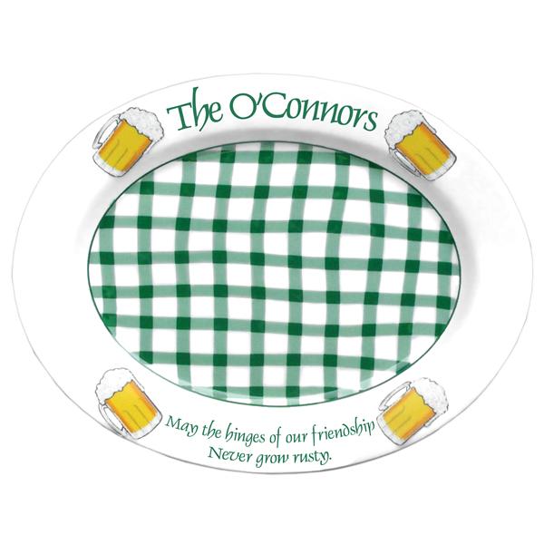 Product image for Personalized 16.5' Irish Pub Serving Platter