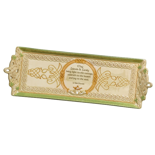 Irish Kitchen Irish Proverb Celtic Serving Tray at AM461121