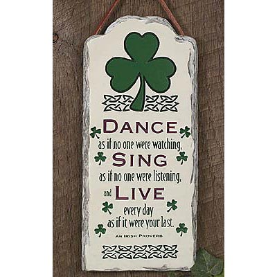 Product image for 'Dance, Sing, Live' Plaque