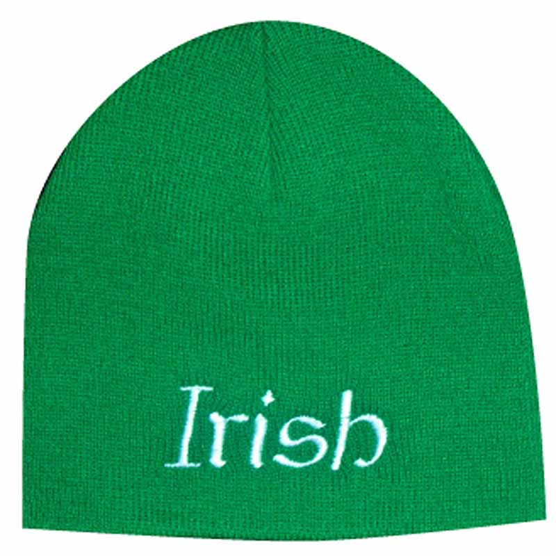 Irish Beanie Hat Green at ASAP940BEANIEKE