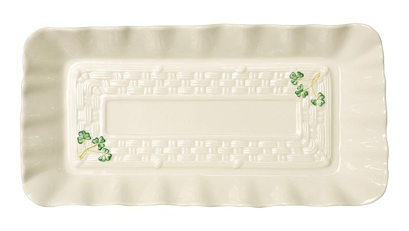 Product image for Belleek Shamrock Tray