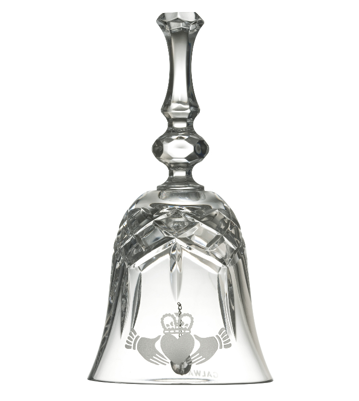 Product image for Galway Crystal Claddagh 6 inch Bell