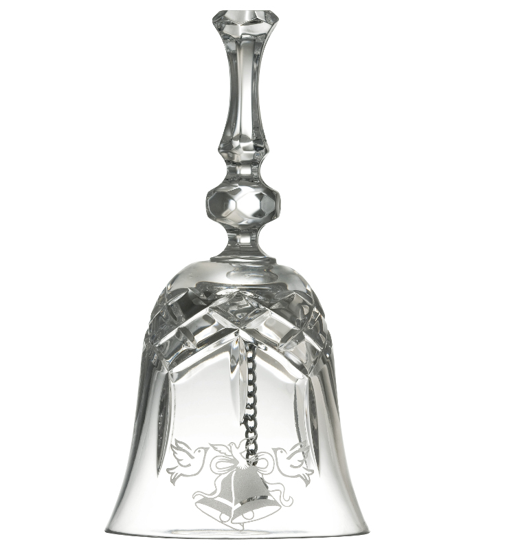 Product image for Galway Crystal Marriage 6 inch Bell
